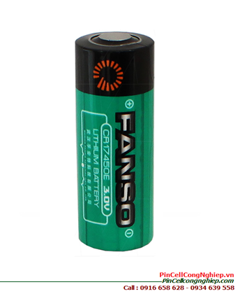 FANSO CR17450E; Pin nuôi nguồn FANSO CR17450E lithium 4/5A 3.0v 2200mAh chính hãng